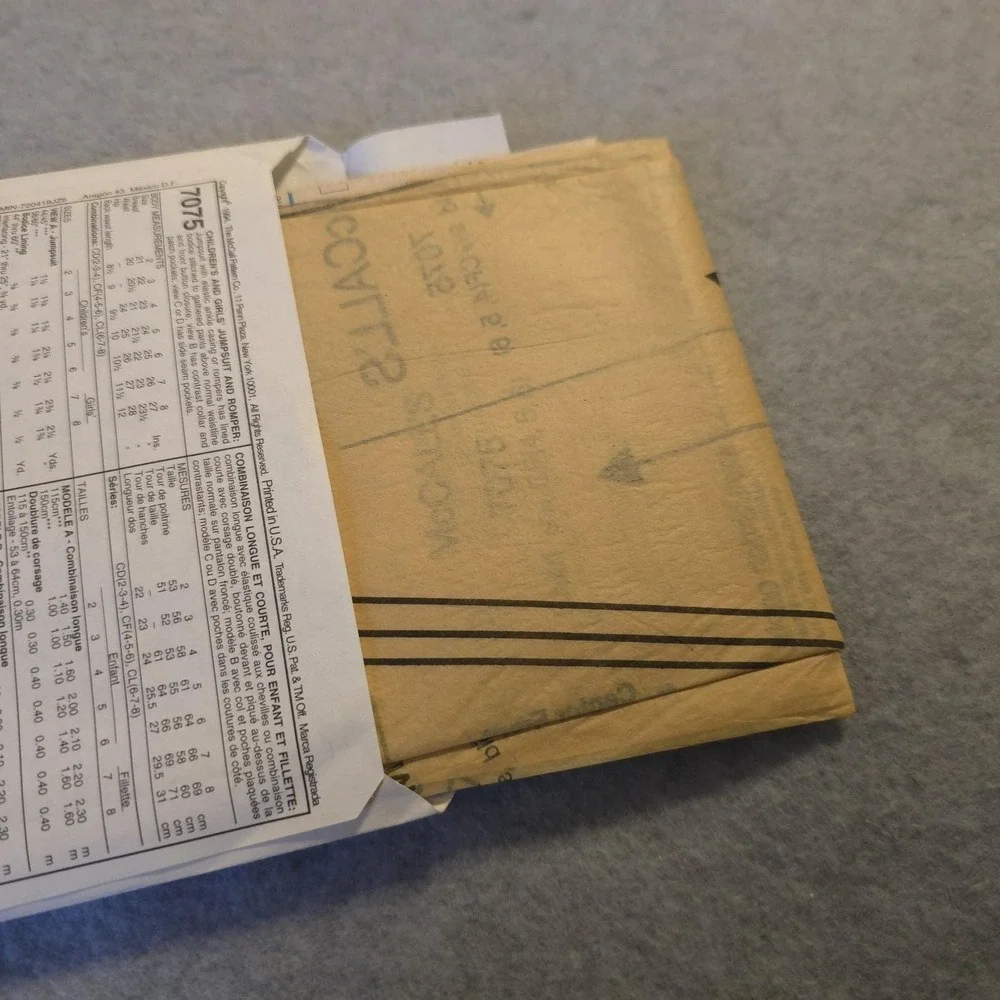McCalls vintage mccall